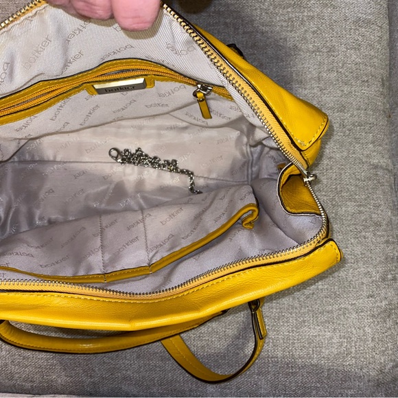 Botkier Yellow Shoulder Bag with Structured Design